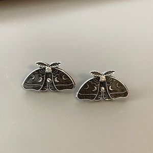 Moth earrings